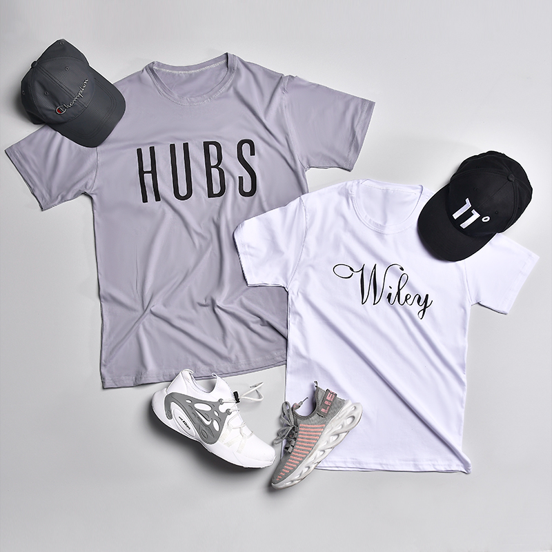 ست تيشرت زنانه و مردانه hubs