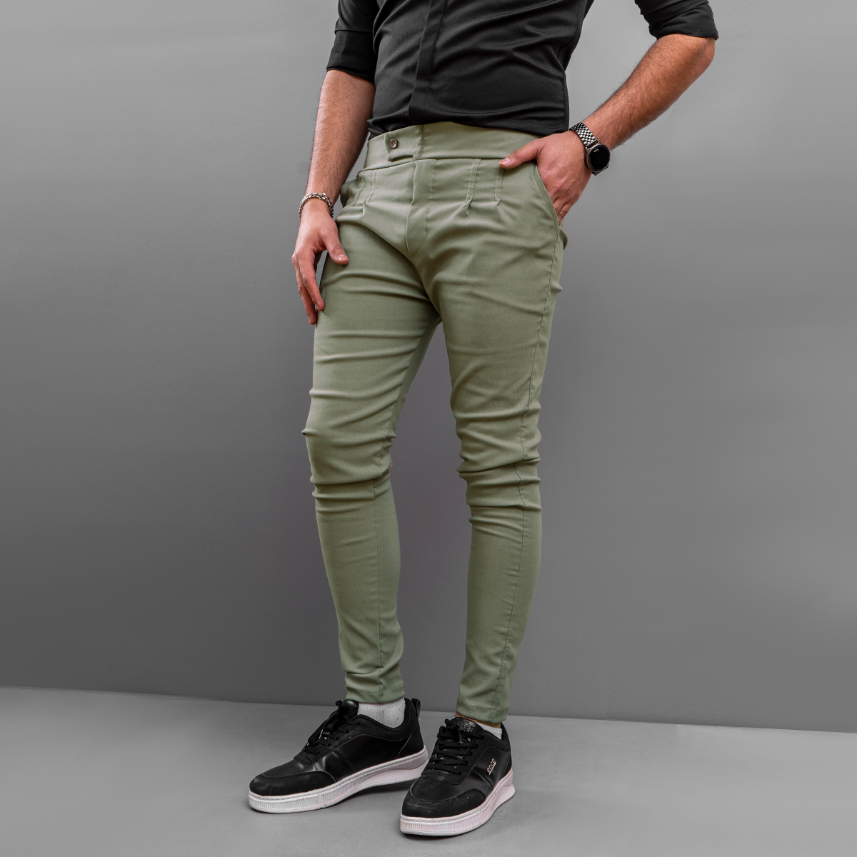 شلوار اسلش مردانه ARIF (سبز )