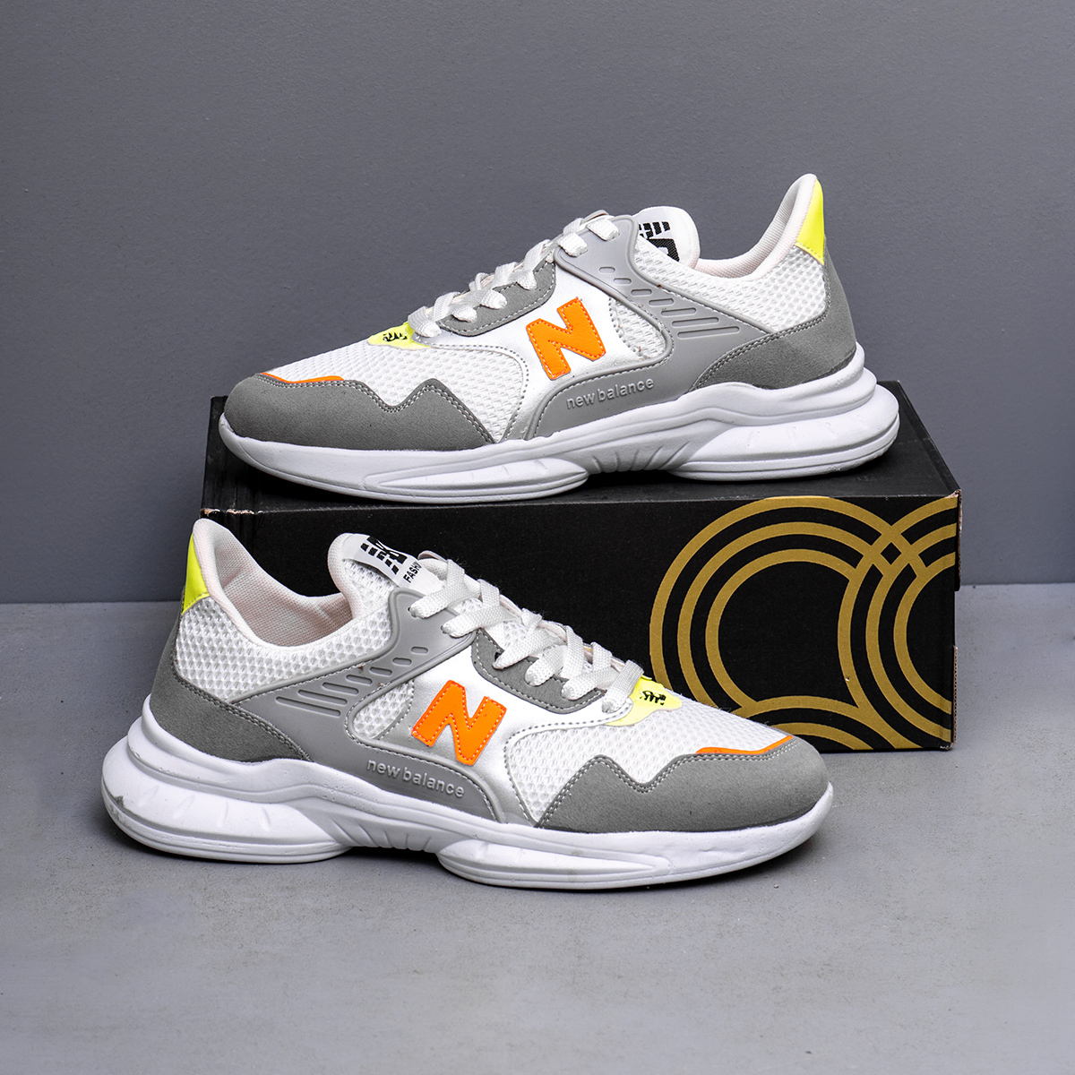 كفش ورزشي مردانه طوسي مدل Nadin