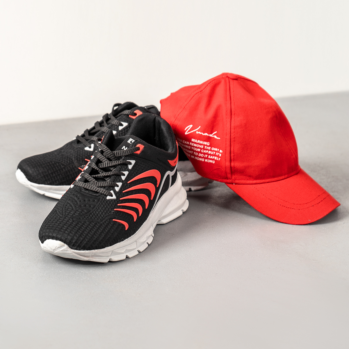 كفش مردانه مدل iham رنگ مشكي نارنجي