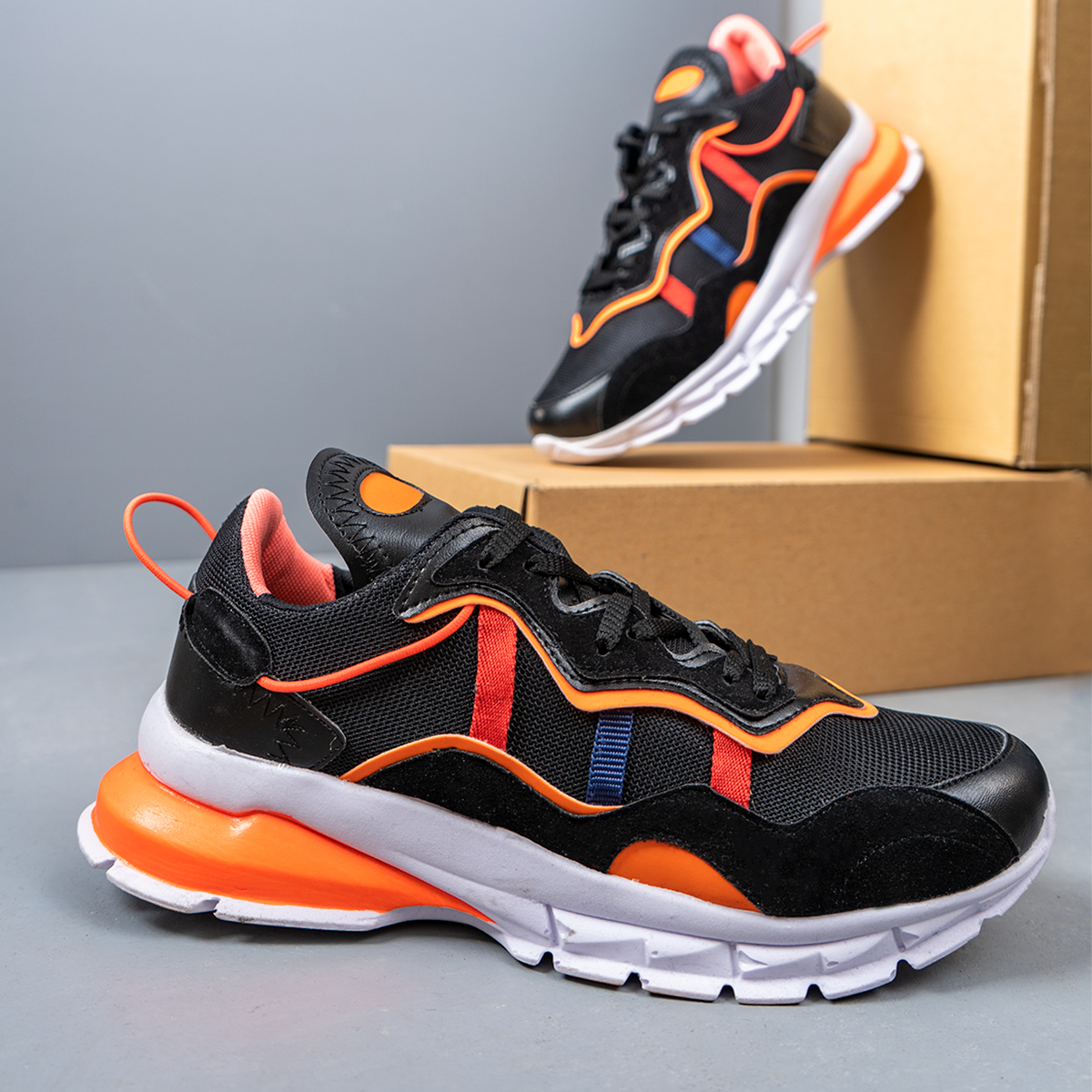 کفش ورزشی مردانه مشکی مدل Wisly