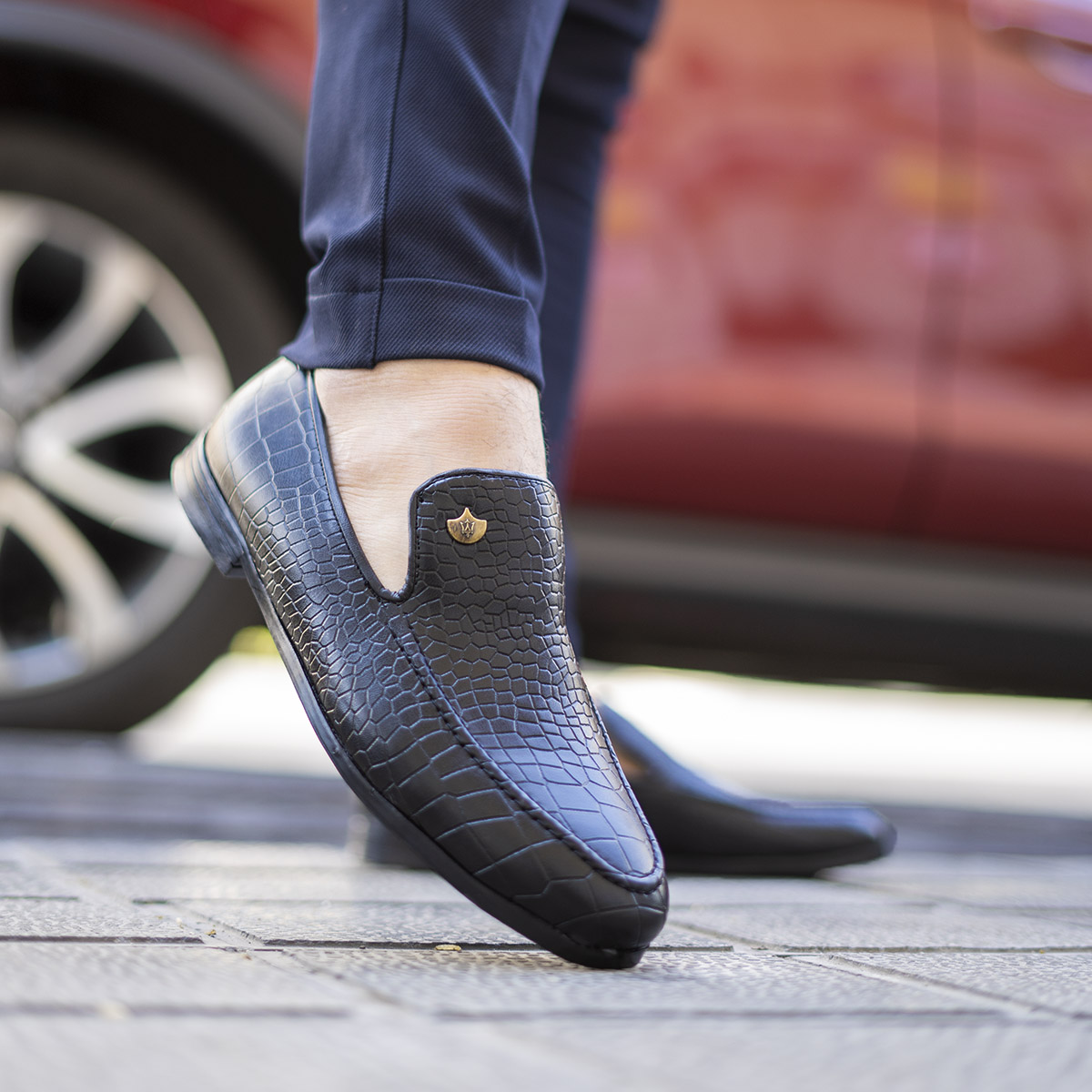 کالج پوست ماری مردانه رنگ مشکی مدل Efer