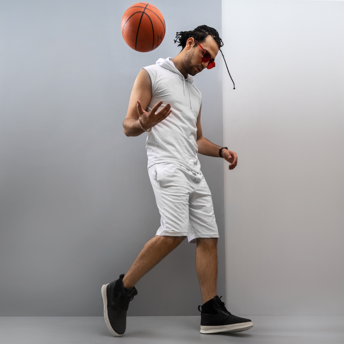 ست ركابي شلوارك Jordan مردانه مدل Deravan