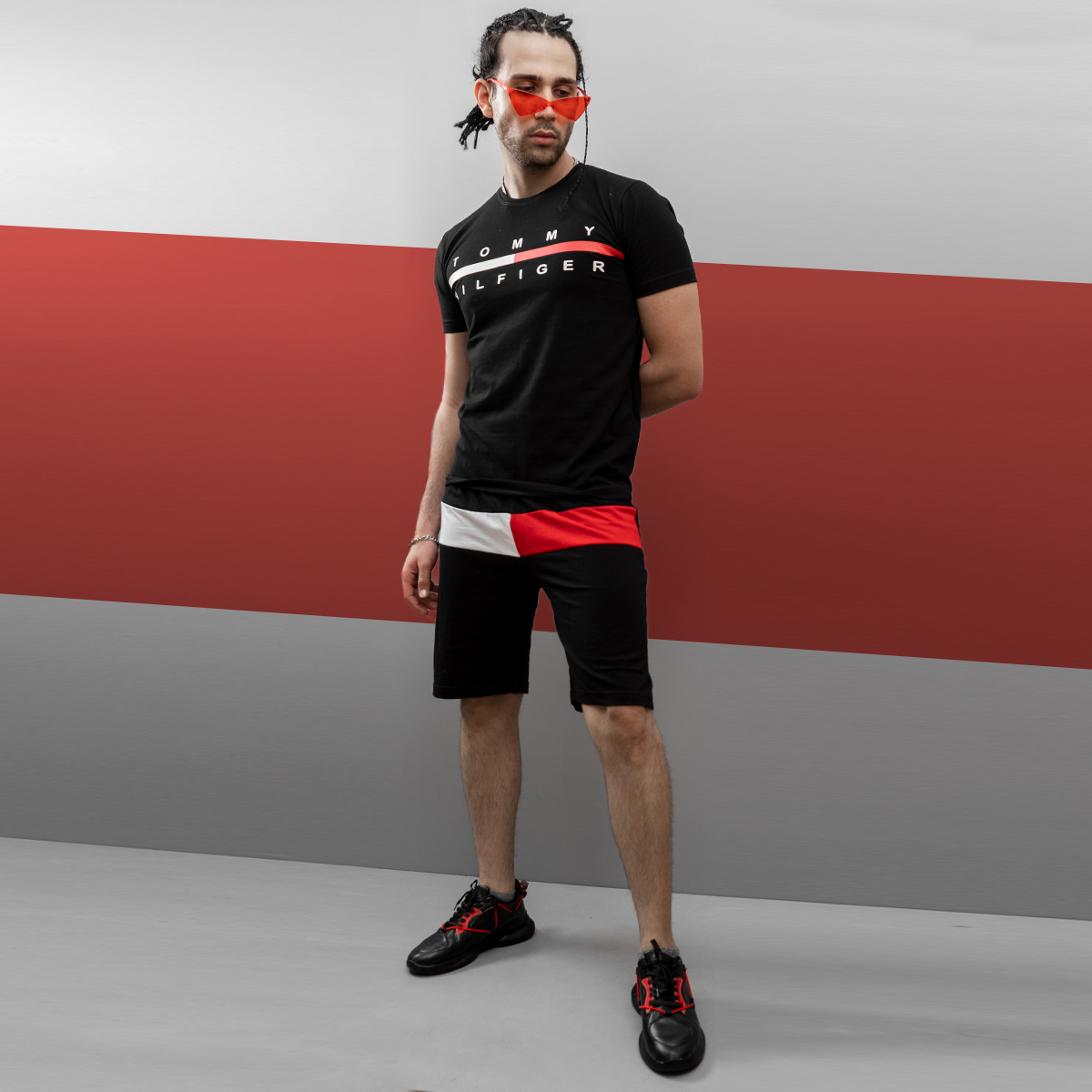 ست تیشرت شلوارک TOMMY مدل Moner