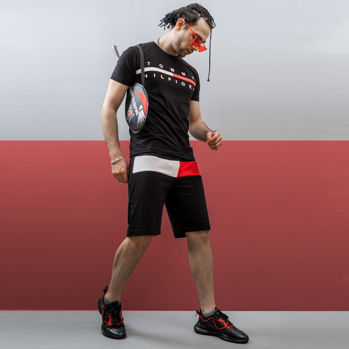 ست تیشرت شلوارک TOMMY مدل Moner