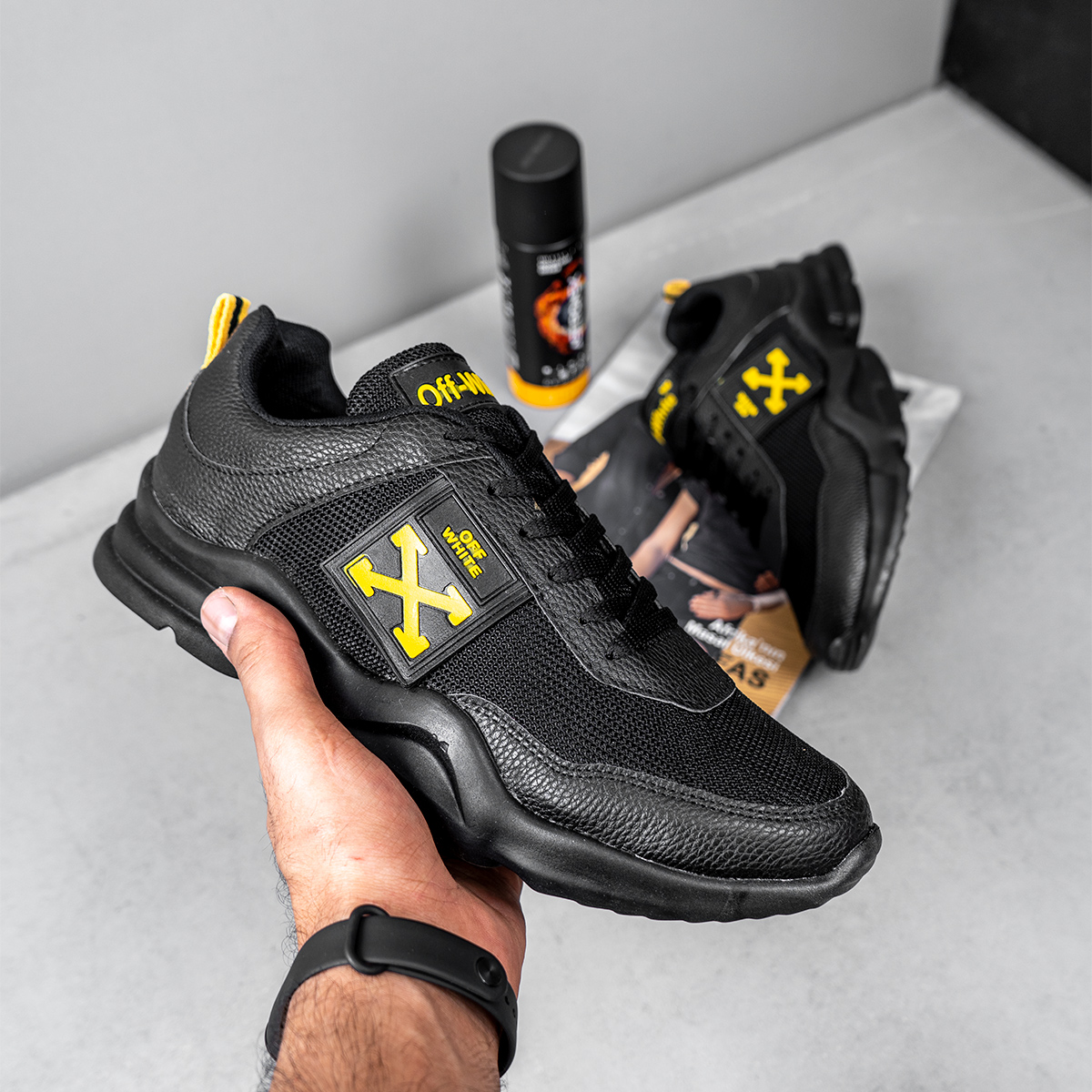 کفش ورزشی مردانه اف وایت مشکی مدلNamit