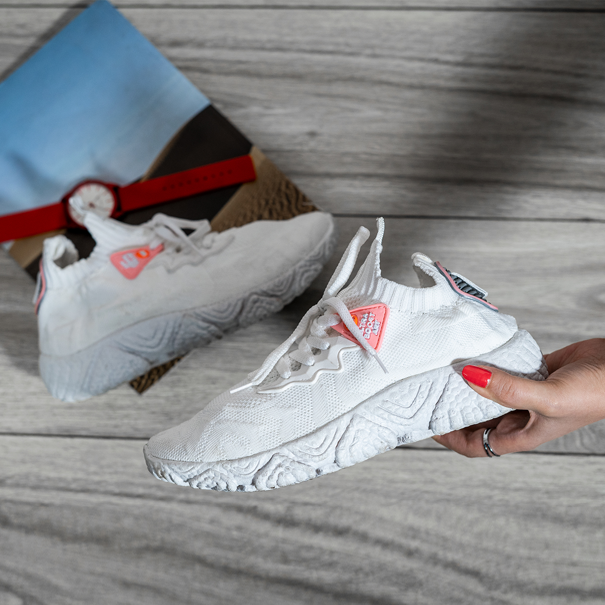 کفش ورزشی Ultra Boost دخترانه سفید مدل Rira