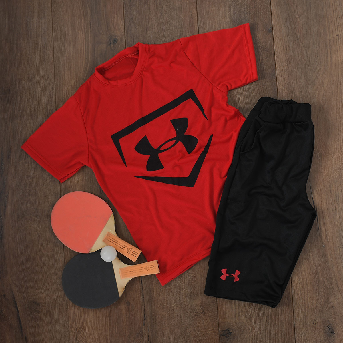ست بچه گانه تیشرت شلوارک Under Armour مدل Paol