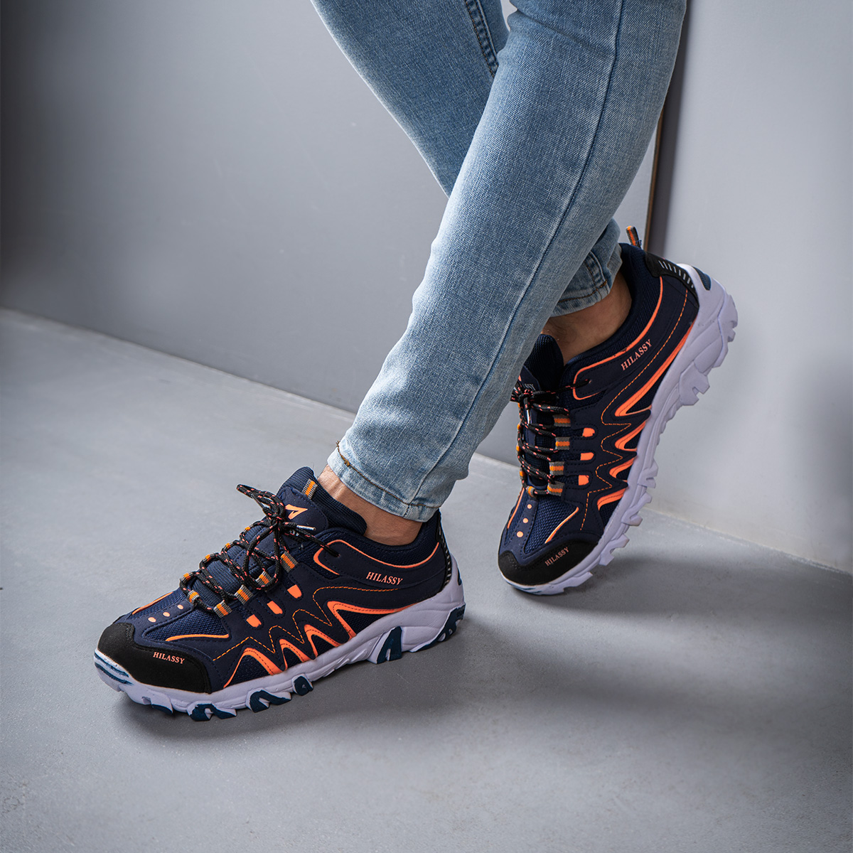 کفش ورزشی Hilassy مردانه سرمه ای مدل Martj