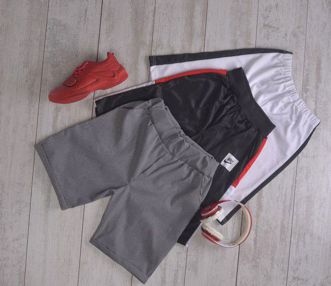 شلوارک مردانه مدل TEDI (طوسی)