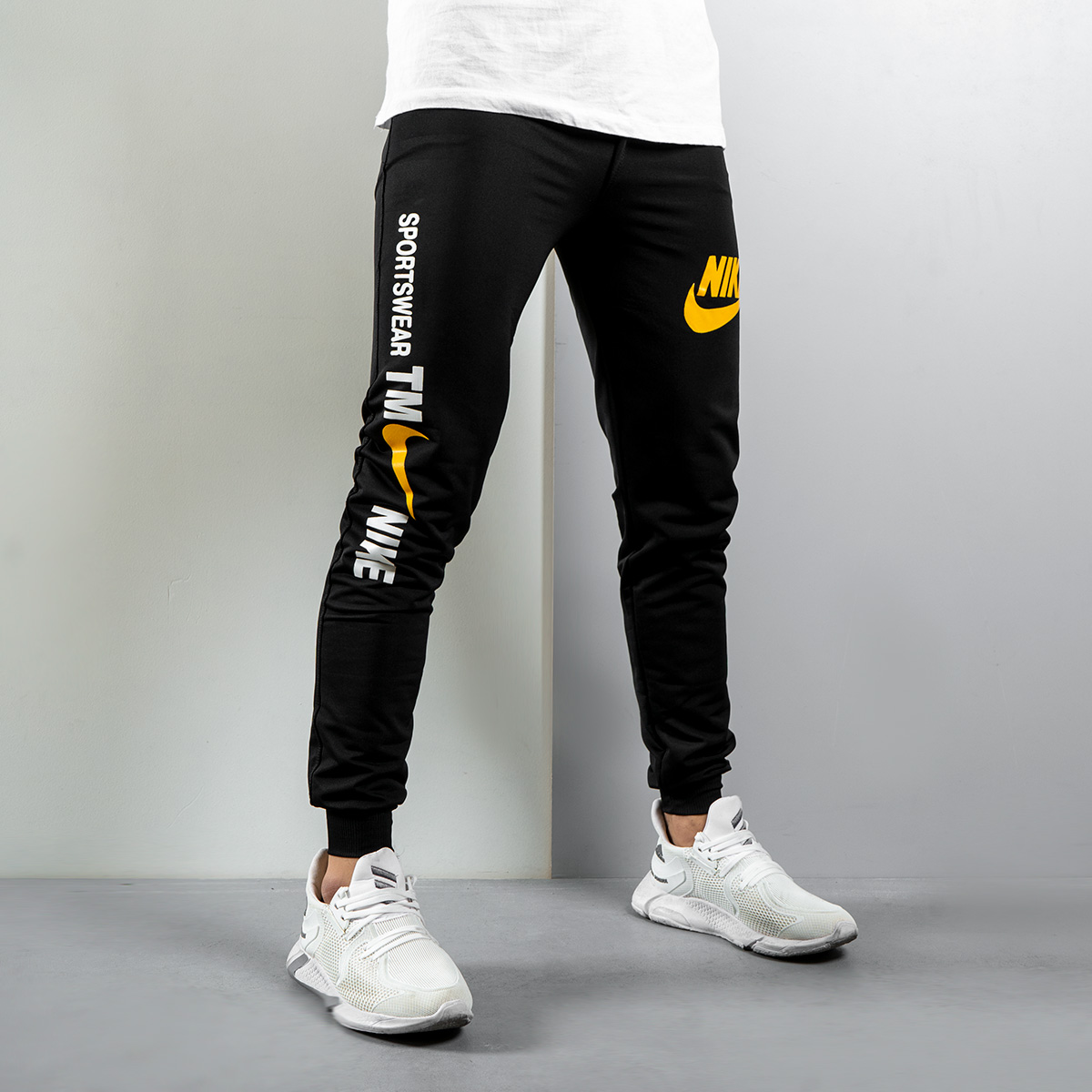 شلوار اسلش مشکی (T) مردانه مدلTM