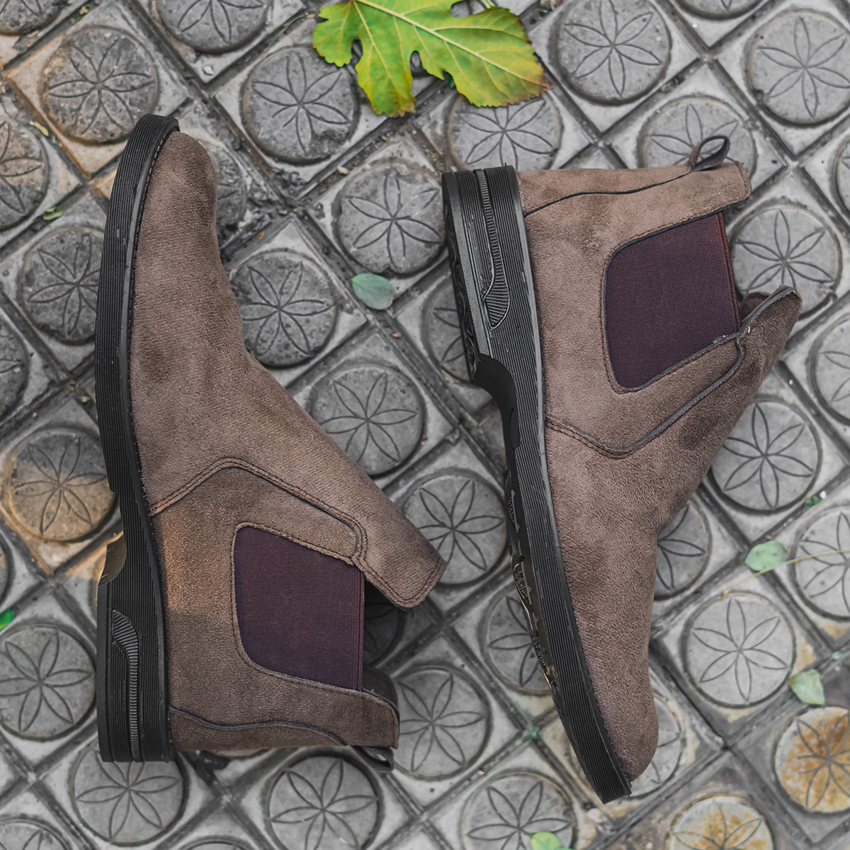 نیم بوت مردانه قهوه ای مدل Feredi