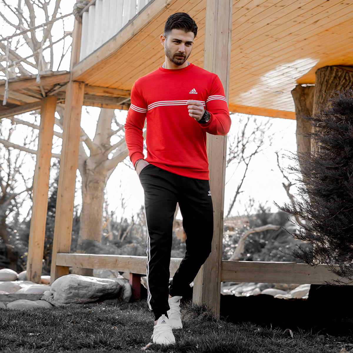 ست بلوز شلوار Adidas مردانه مدل Tida