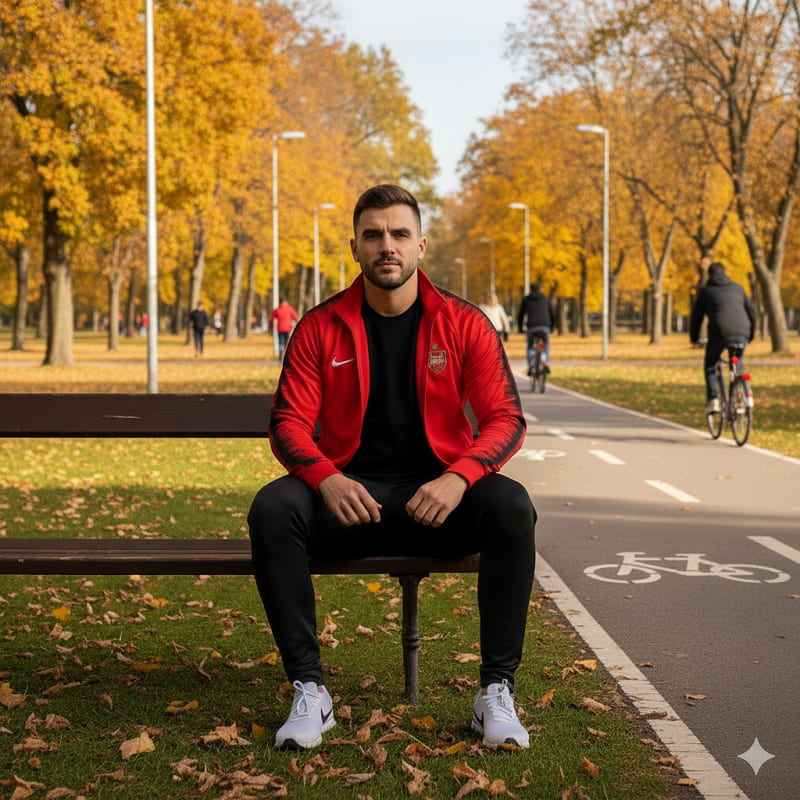 ست سوییشرت شلوار پرسپولیس مردانه مدلJ92