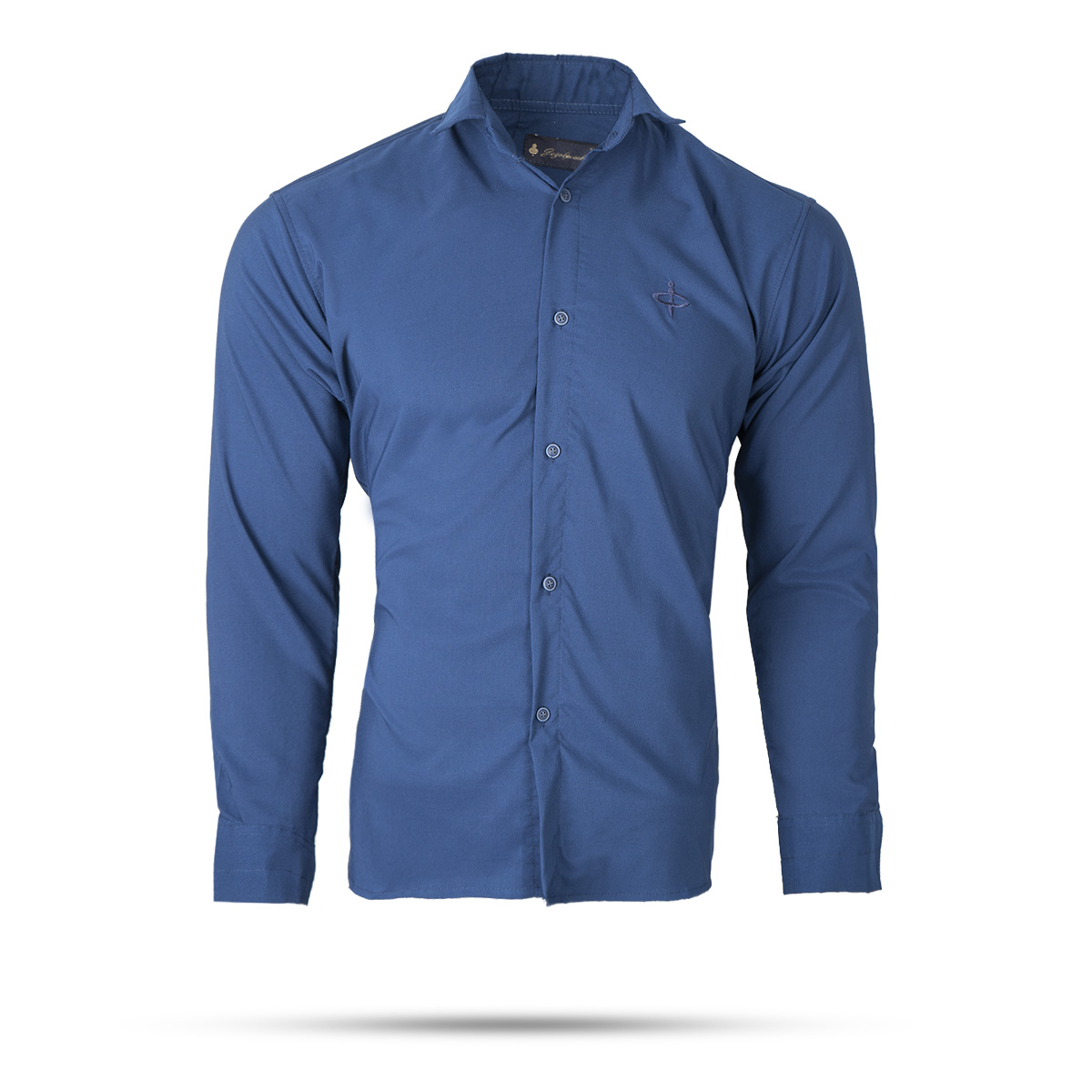 پیراهن مردانه آبی مدل pelin