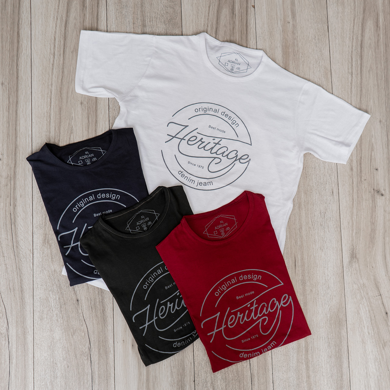 تیشرت مردانه(T) سرمه ای مدل best mode