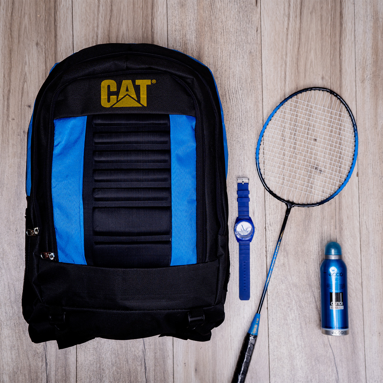 کوله پشتی Cat آبی مدل behroz