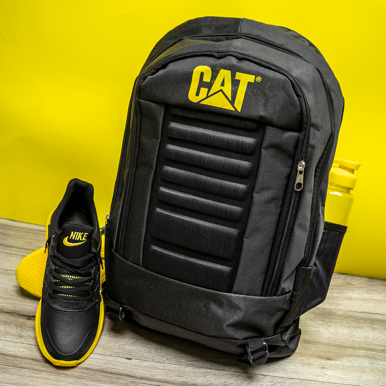 کوله پشتی Cat مشکی مدل behroz