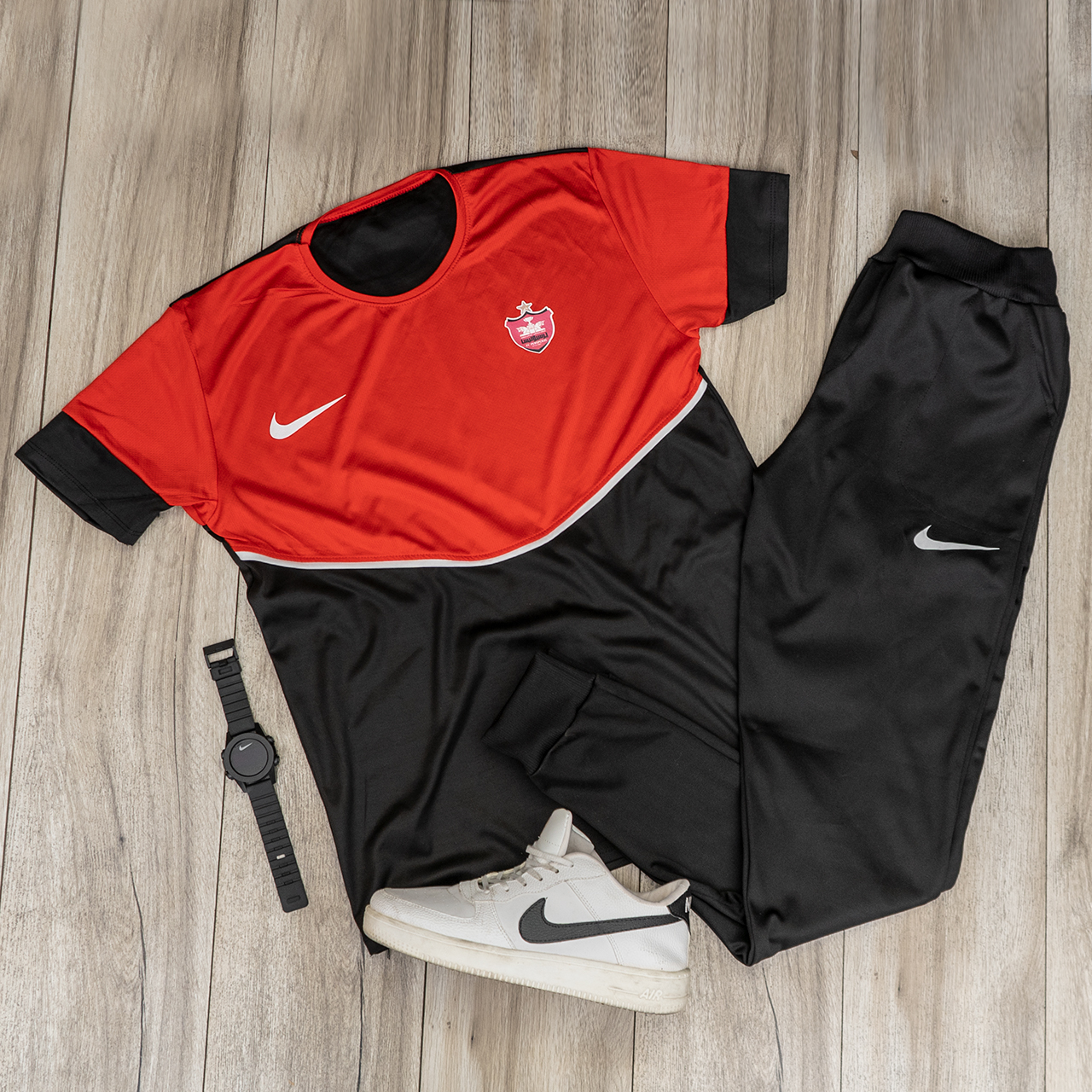 ست تیشرت شلوار پرسپولیس مردانه مدل tolin