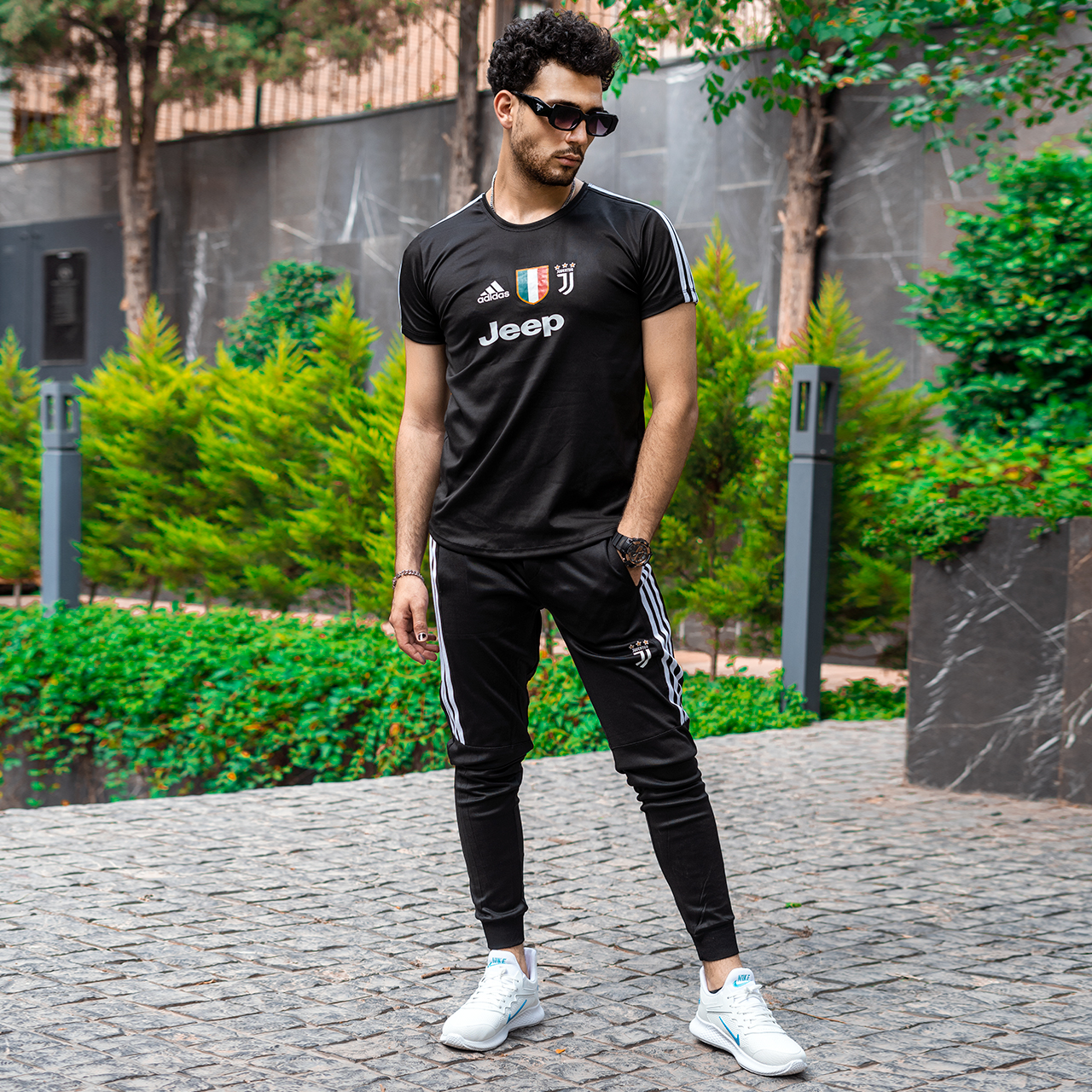 ست تیشرت شلوار یوونتوس مردانه مدل Jeep