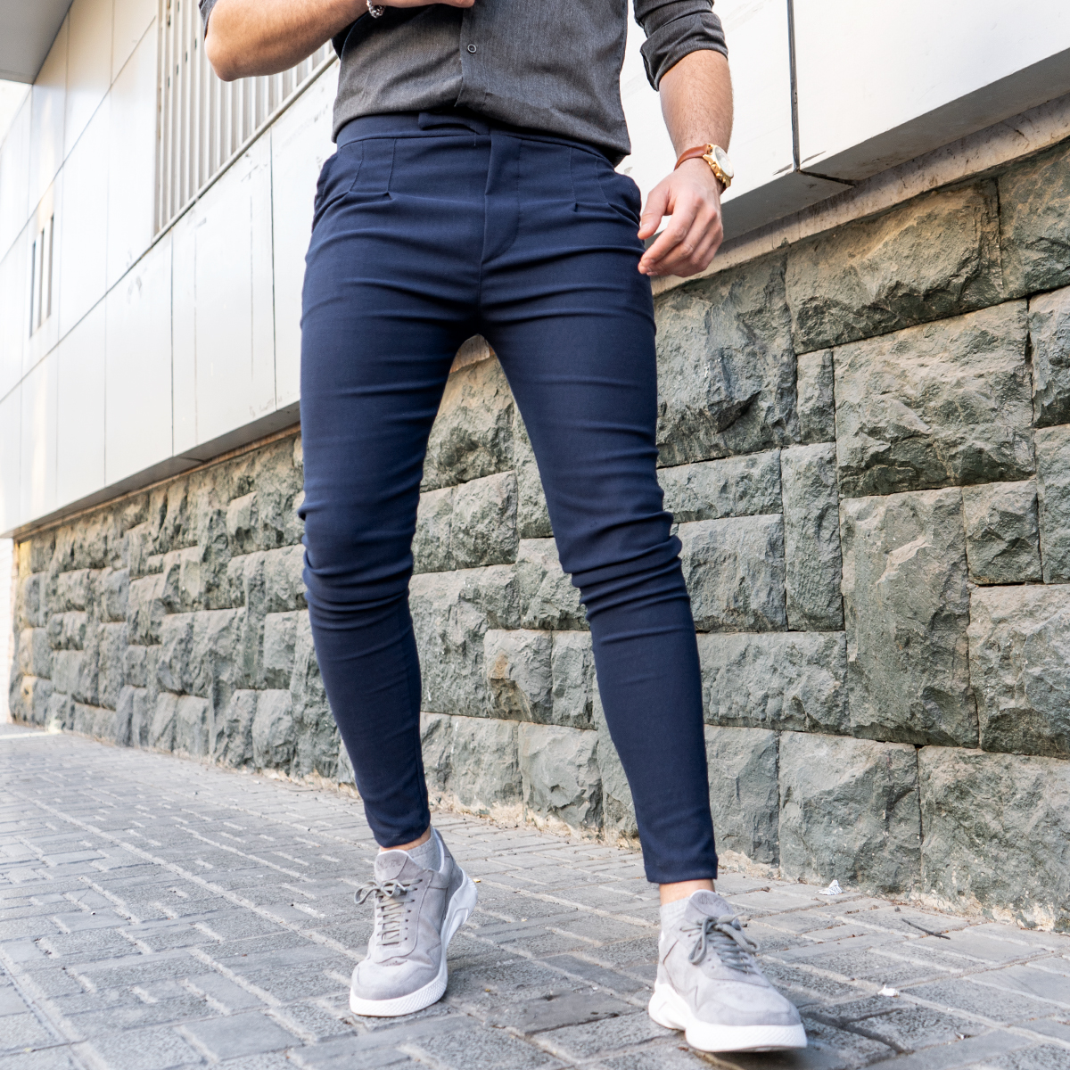 شلوار اسلش مردانه ARIF (سرمه ای)