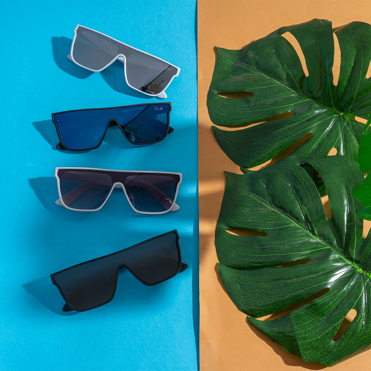 عینک آفتابی آبی مدل B703