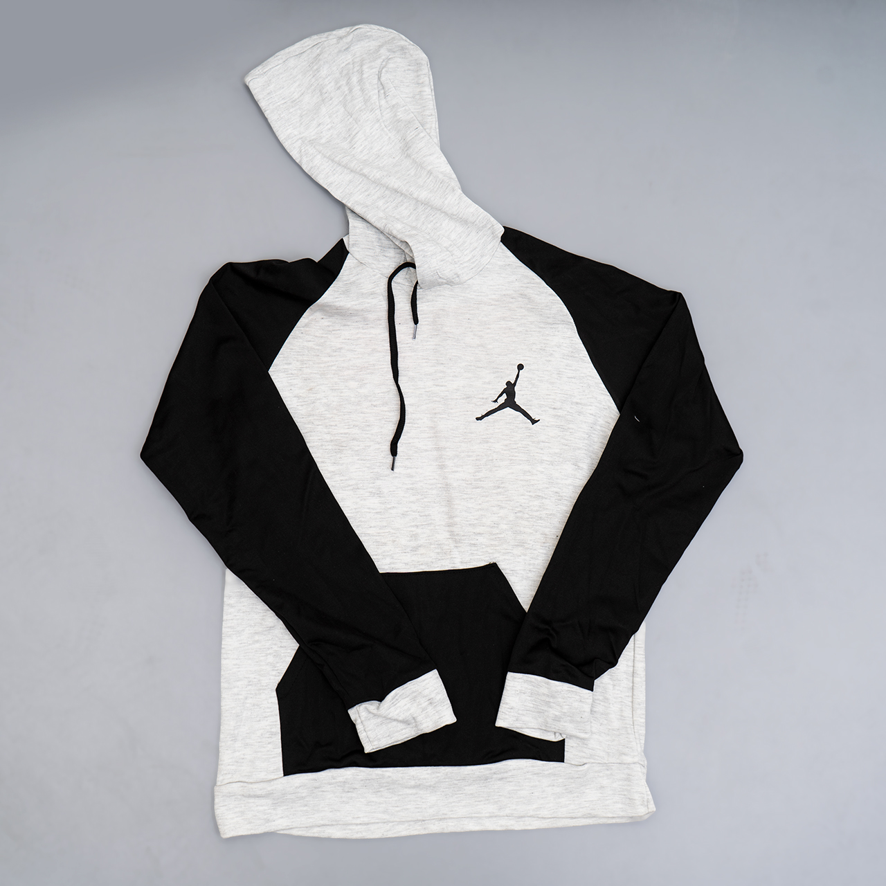 هودی مردانه جردن طوسی مشکی مدل X4