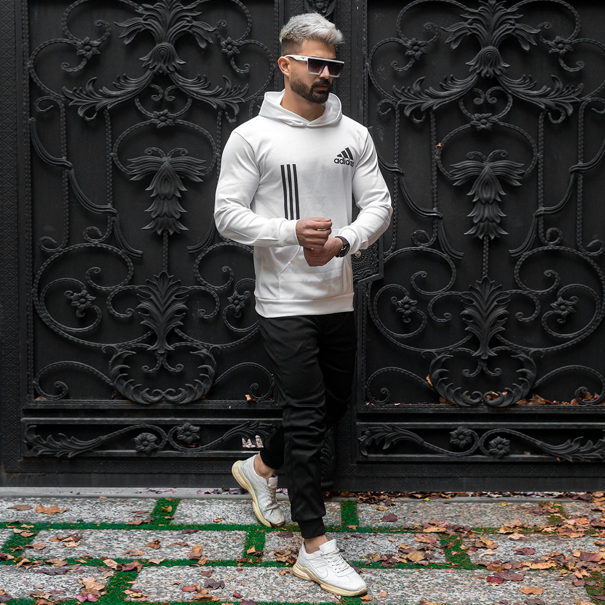 ست هودی شلوار Adidas مردانه مدل gostav