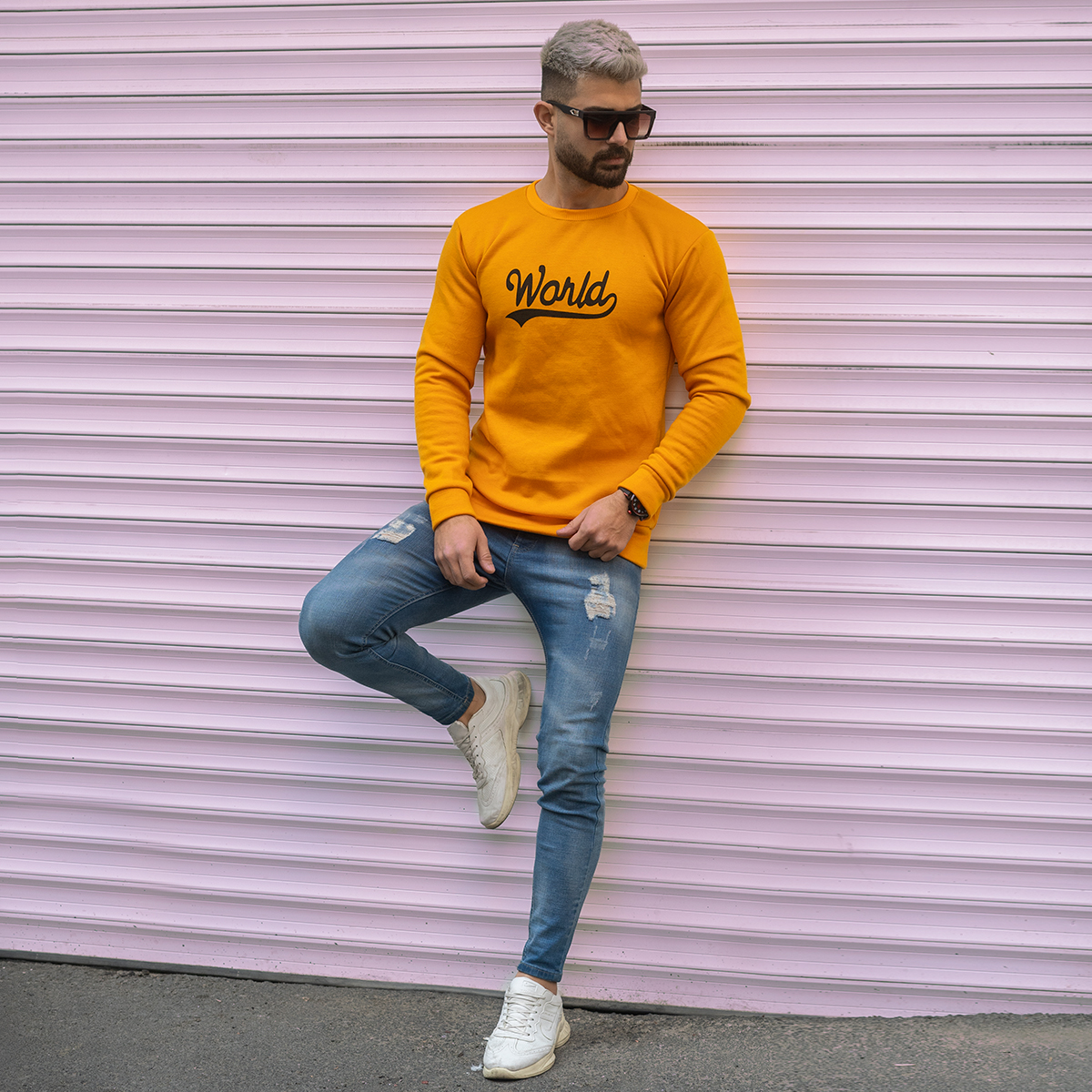 دورس مردانه خردلی مدل World