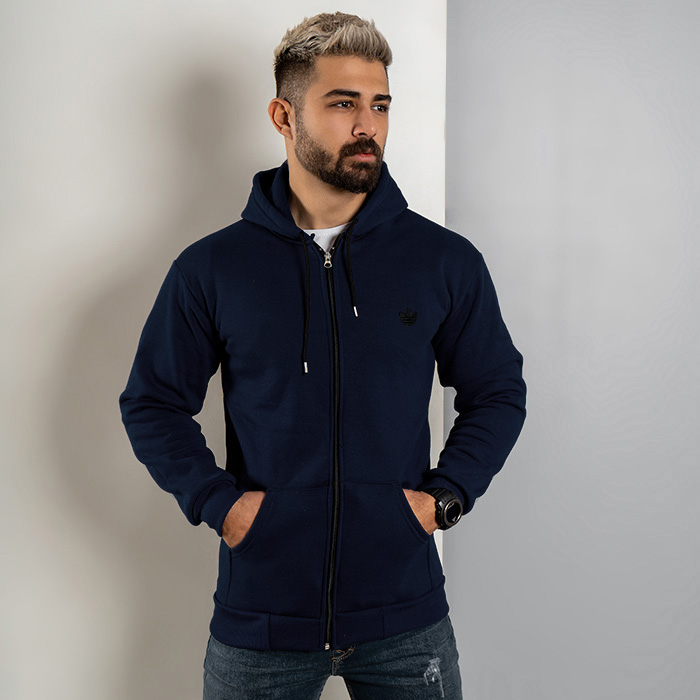 سوییشرت مردانه سرمه ای مدل Tirdad