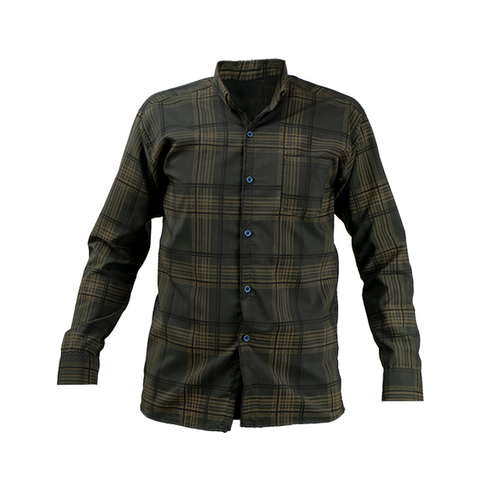 پیراهن چهارخونه سبزمدل Ribar