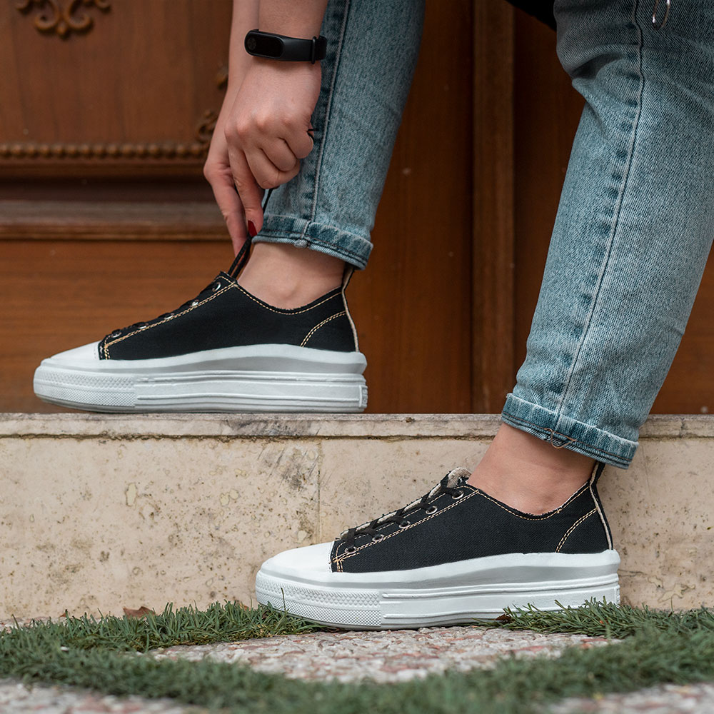 کفش ورزشی مشکی All Star زنانه مدل venus