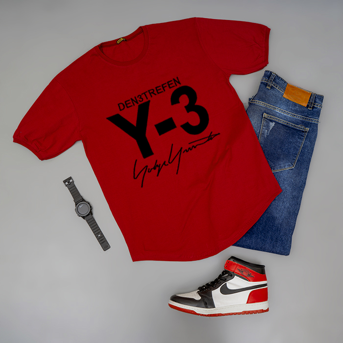 تیشرت Y-3 قرمز مردانه مدل savin