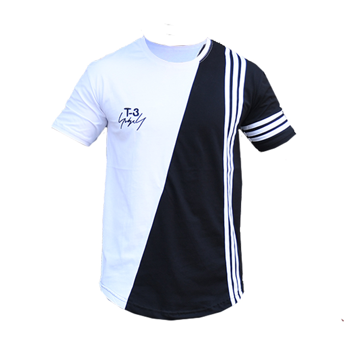 تیشرت T-3 مردانه مشکی مدل MARIO