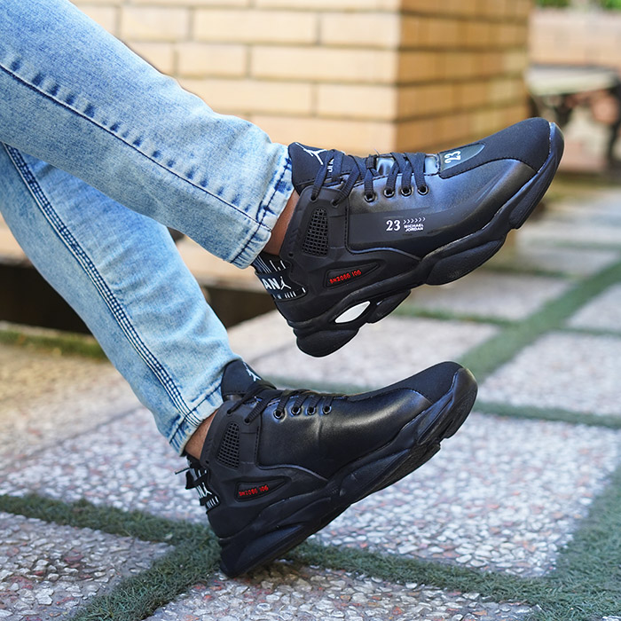 کفش ورزشی مردانه jordan مشکی مدل 23