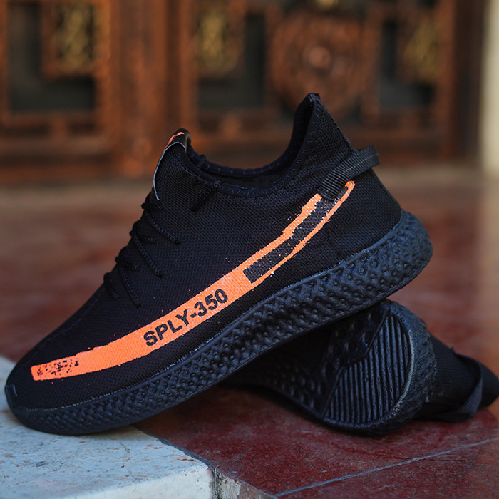 کفش ورزشی SPLY350مشکی نارنجی مردانه مدلYogi