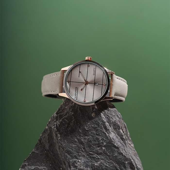 ساعت مچی طوسی empower مدل Quartz