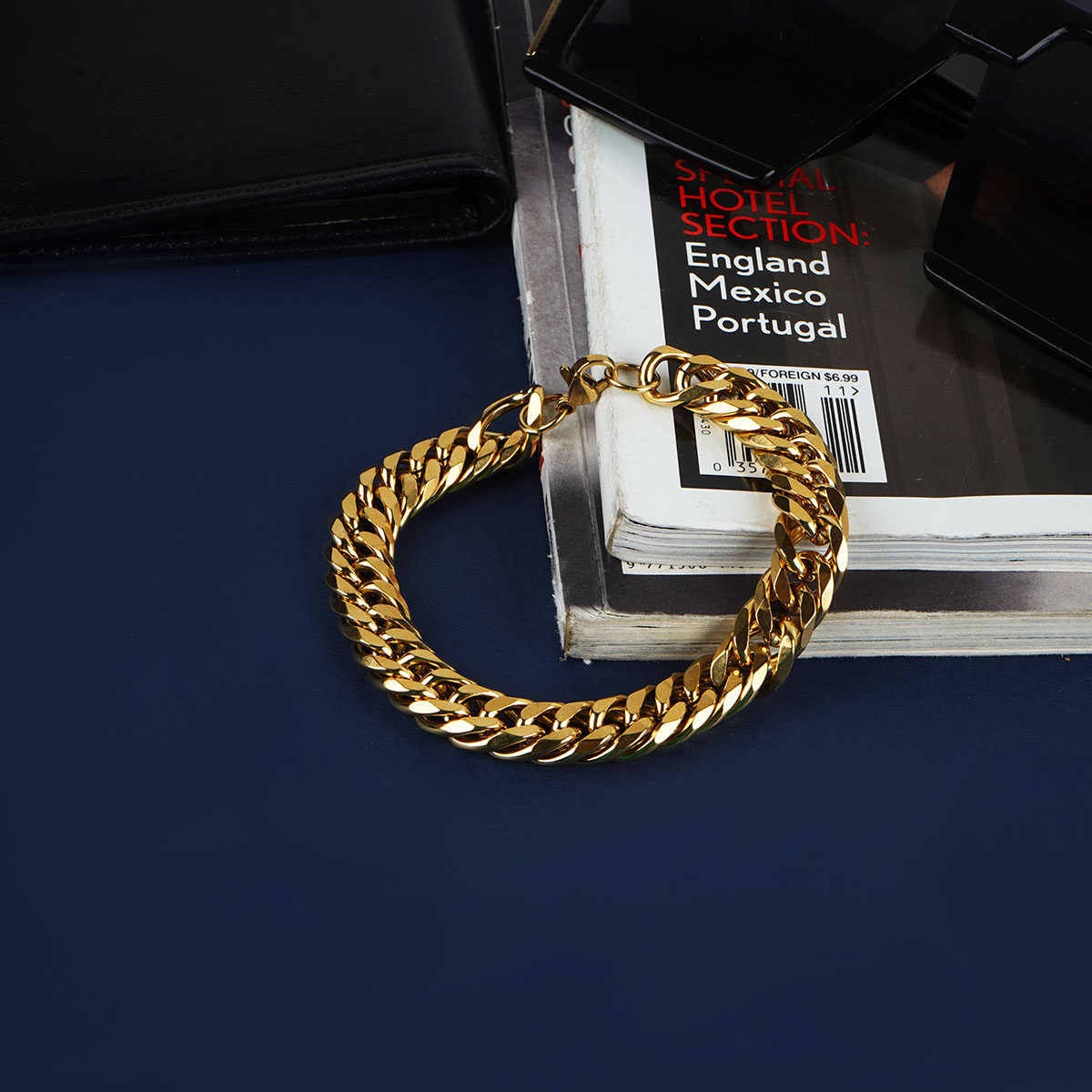 دستبند طلایی مدل Z500