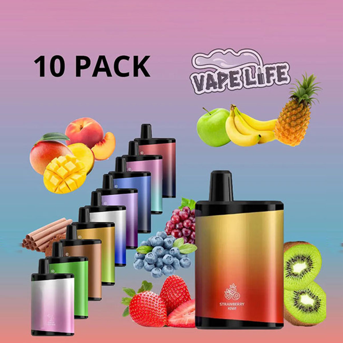 پاد 4000پاف با طعم آناناس پرتقال