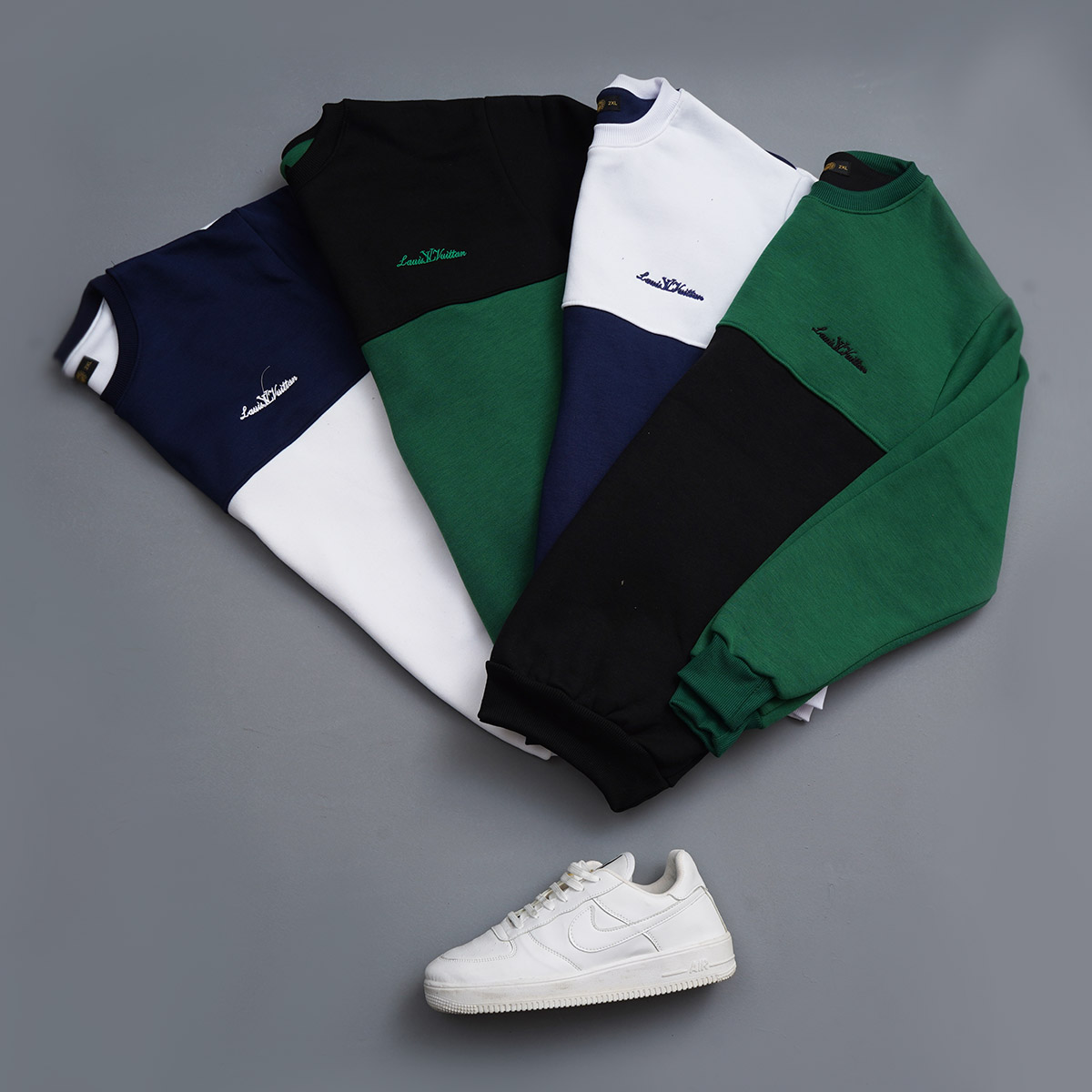 دورس مردانه سرمه ای سفید مدل Louis