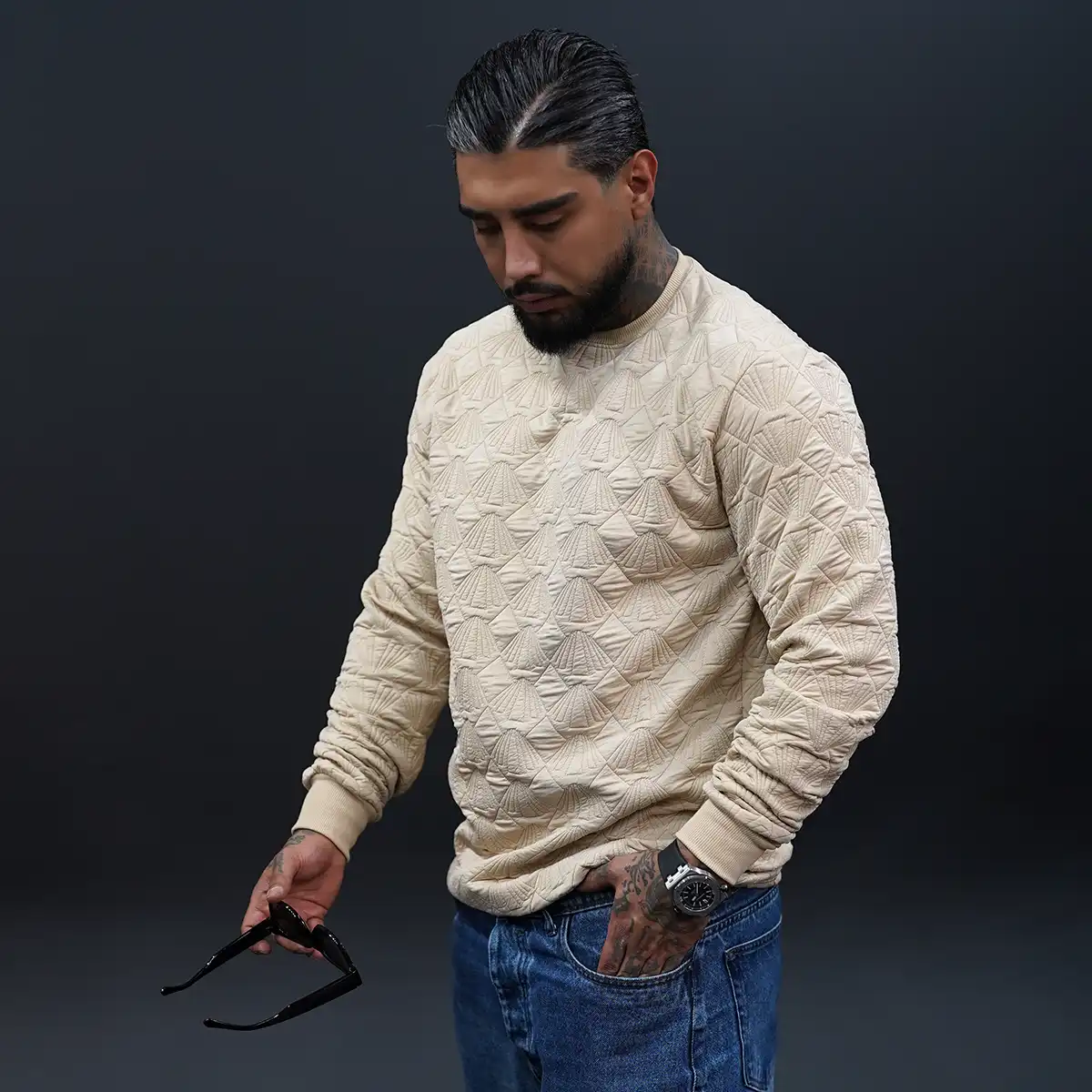 دورس مردانه کرم مدل Ayaz