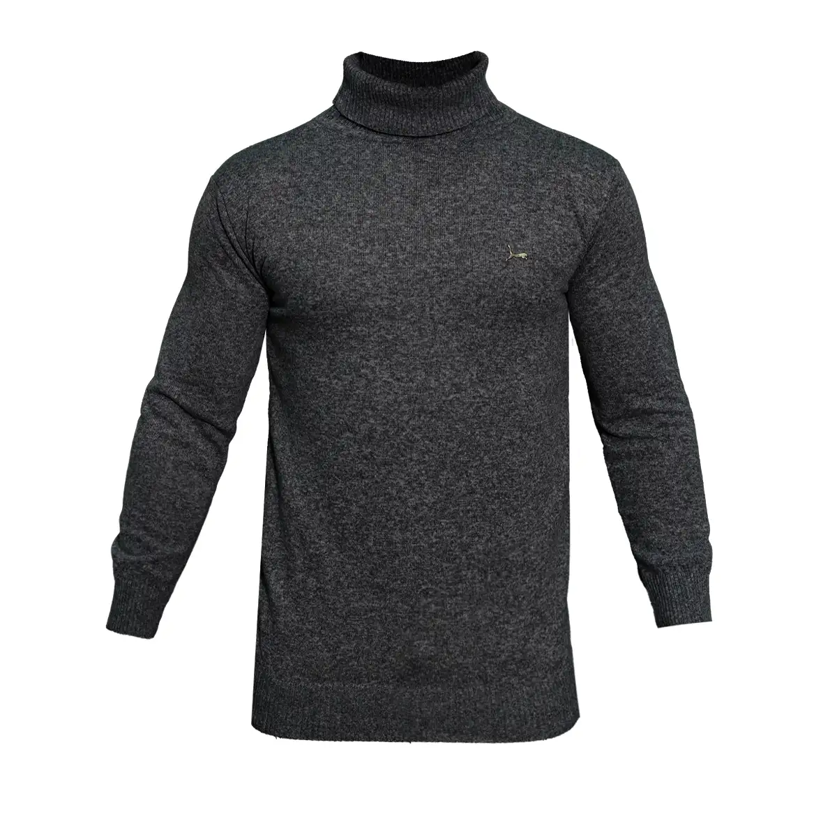 پلیور یقه اسکی پوما ذغالی مدل Daryoosh