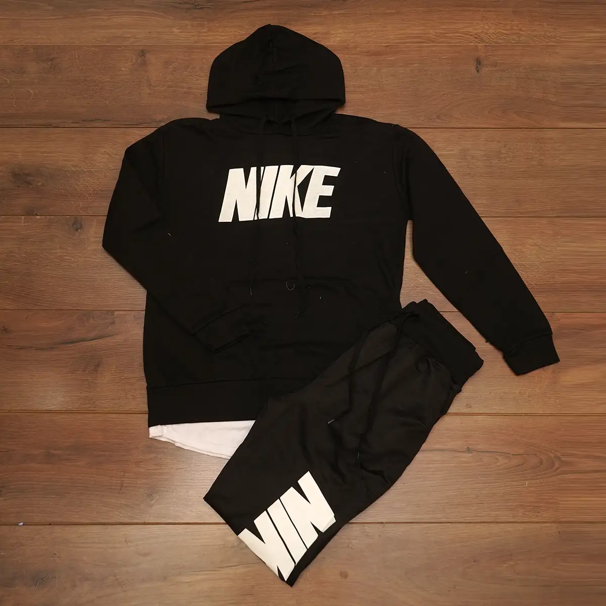 ست سوئیشرت و شلوار مردانه NIKE مدل FABO (مشکی)