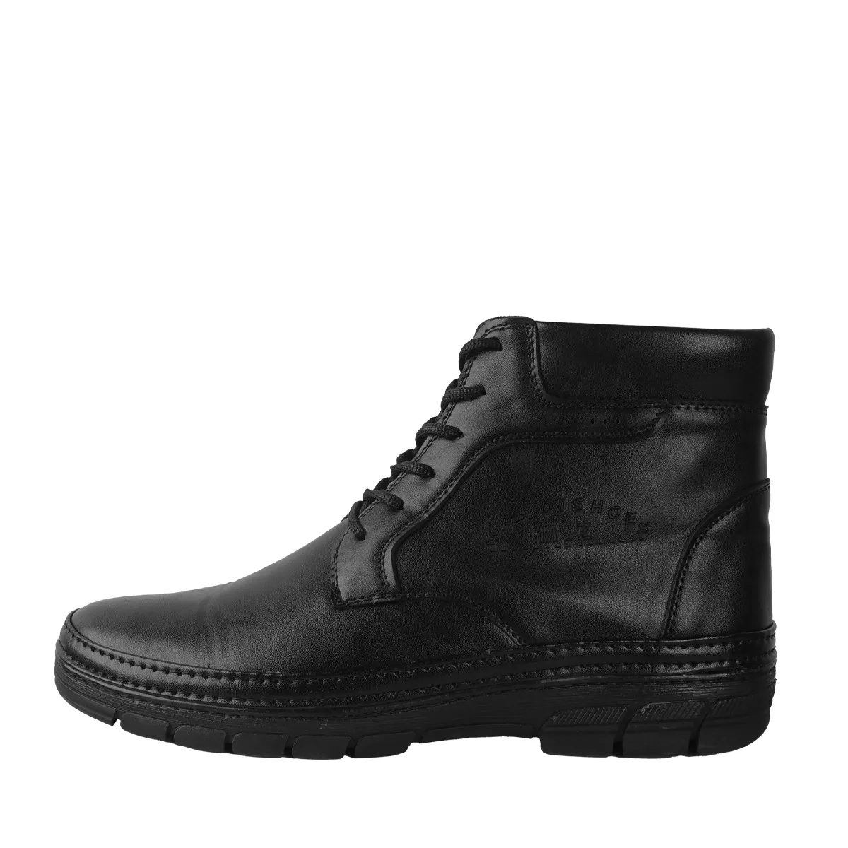 نیم بوت مردانه مشکی مدل karen