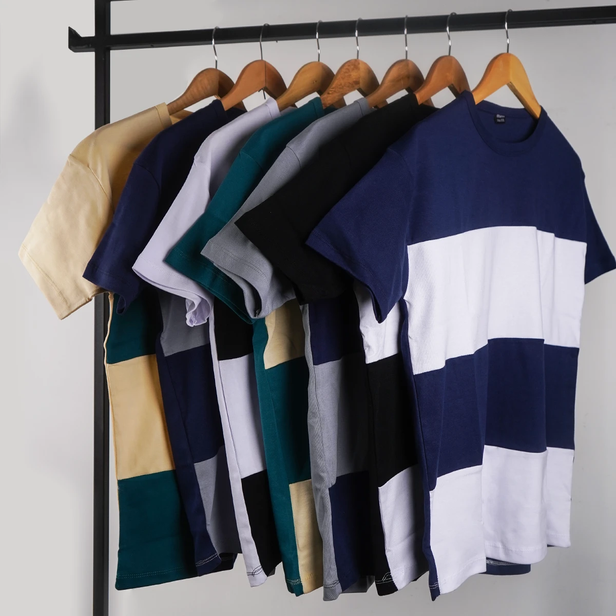 تیشرت مردانه سرمه ای طوسی مدل Dayar