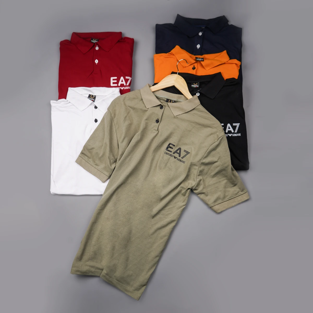 تیشرت سرمه ای مردانه EA7 مدل Nitan