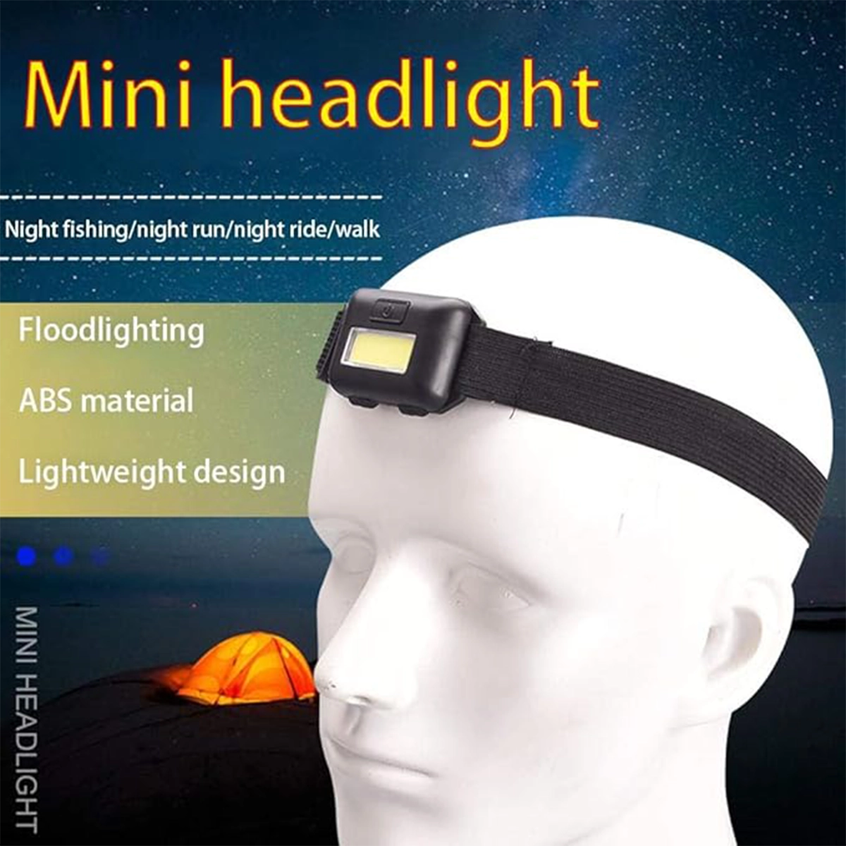 هد لامپ کوهنوردی COB