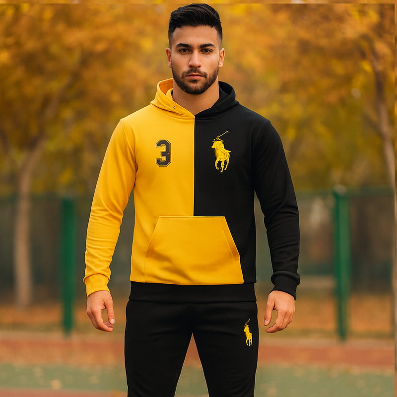 ست هودی شلوارمردانه مدل Polo