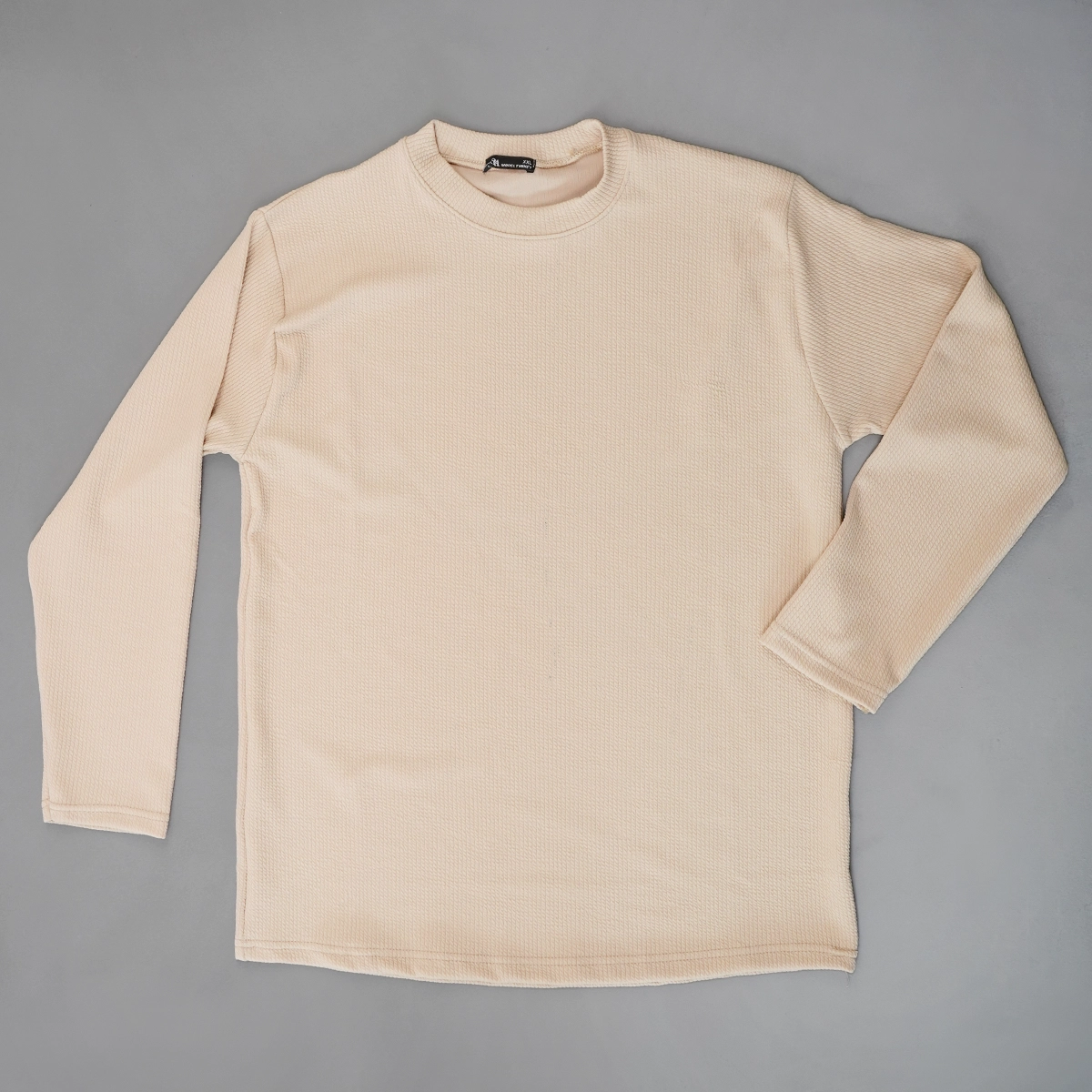 بلوز مردانه آستین بلند کرم مدل Atra