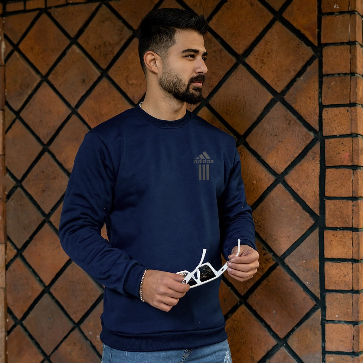 دورس آدیداس سرمه ای ساده مردانه مدل SOREN